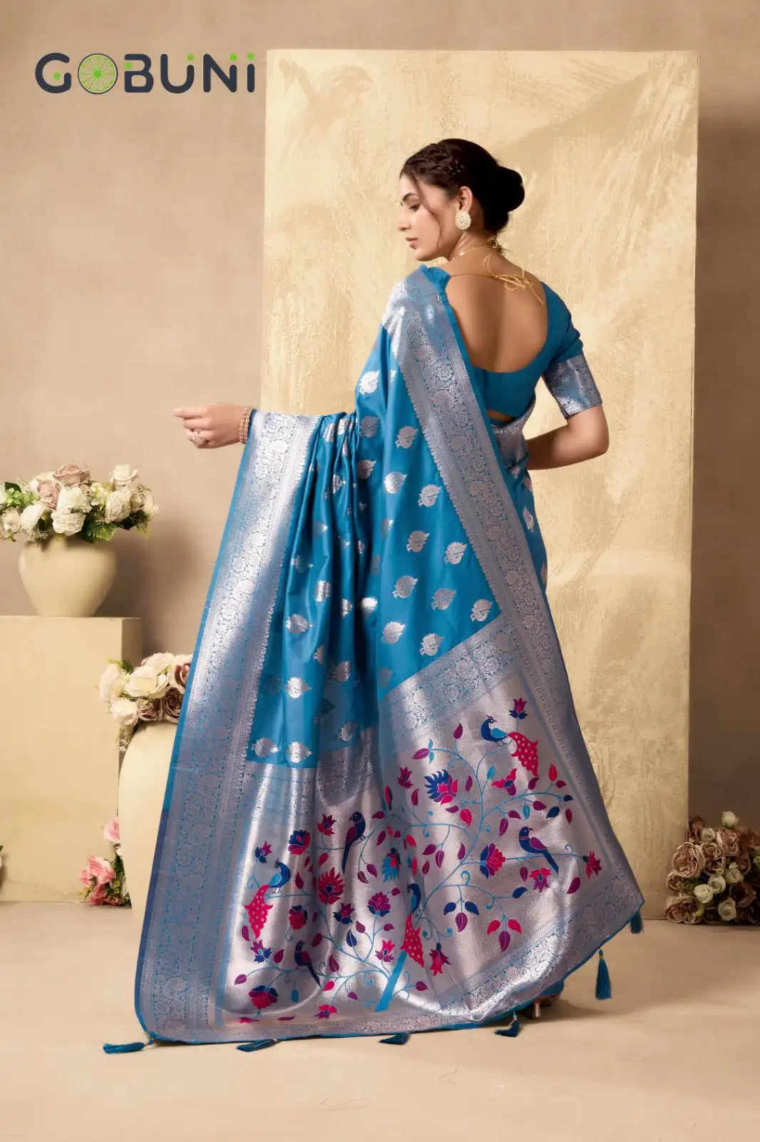Gobuni Sarees Crafted From Shagun Silk Combine Exquisite Craftsmanship With Luxurious Fabric