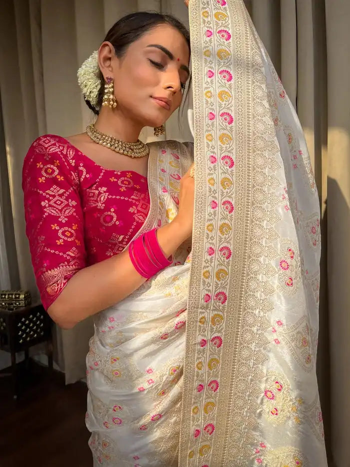 KASTURI TRENDZ Presents Banarasi Soft Silk Sarees That Combine Traditional Craftsmanship
