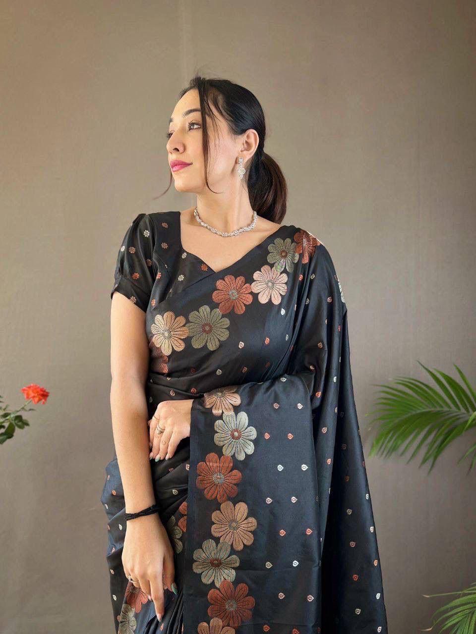 KASTURI TRENDZ Floral Elegance Saree Collection