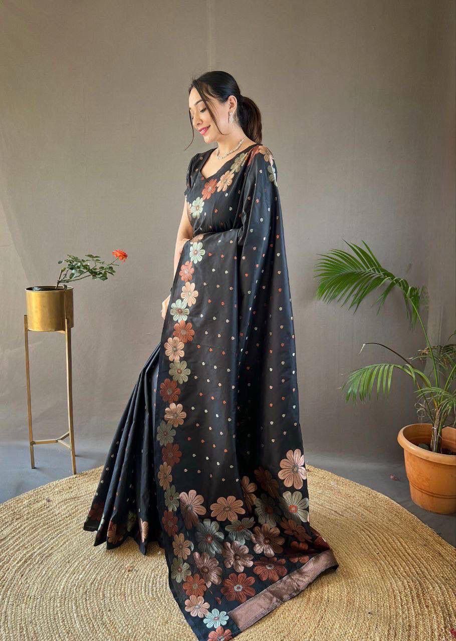 KASTURI TRENDZ Floral Elegance Saree Collection