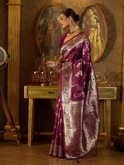 KASTURI TRENDZ Presents Banarasi Soft Silk Sarees That Combine Traditional Banarasi Weaving