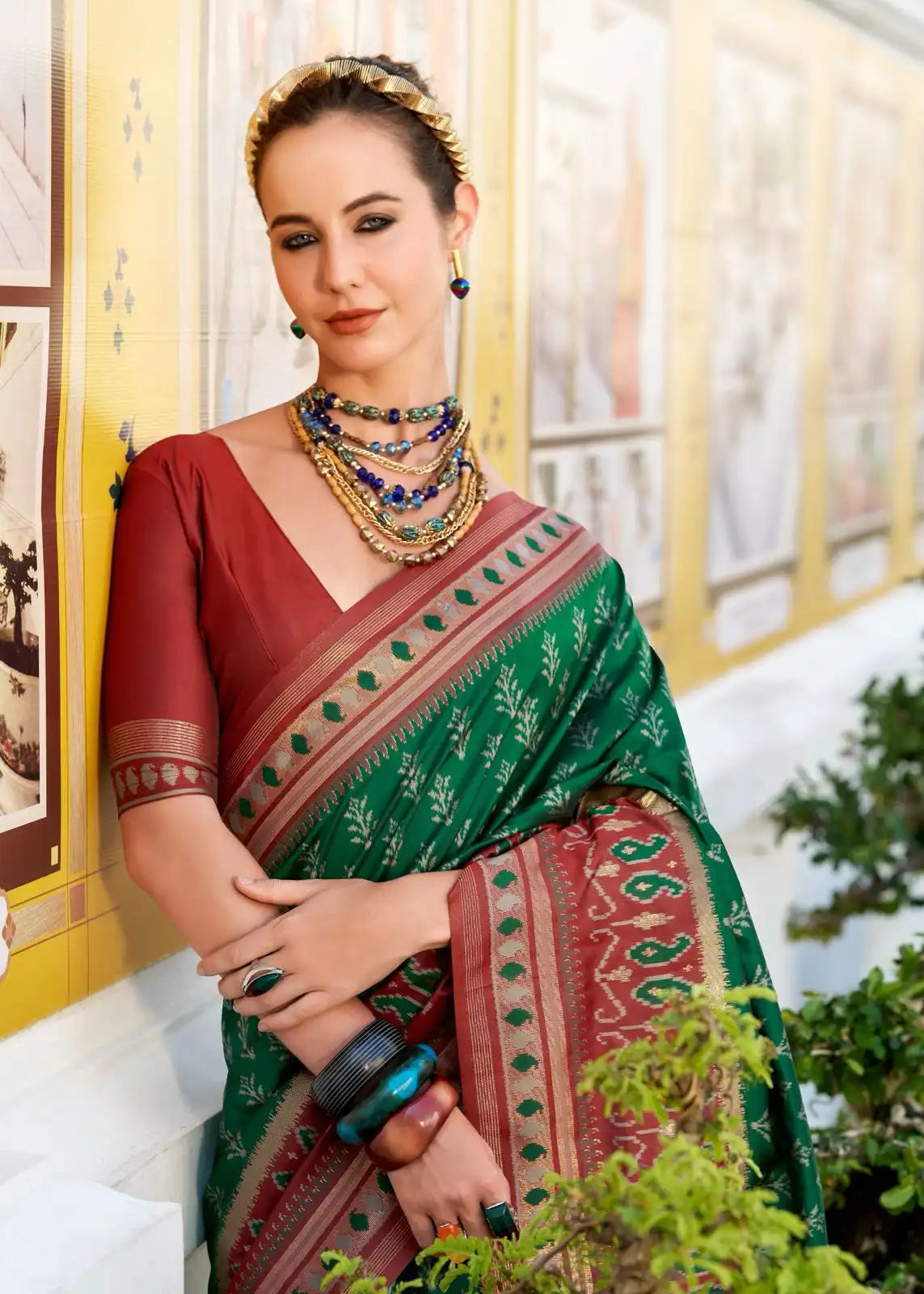Rajpath Fabrics Presents Sarees Made From Soft Ikkat Silk Showcasing Expert Craftsmanship