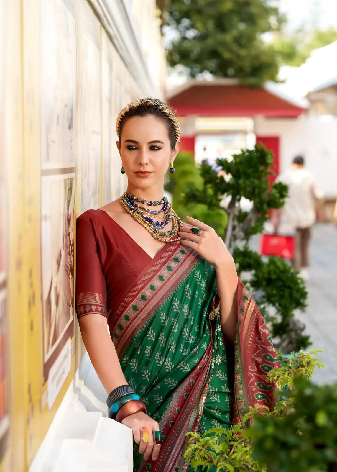 Rajpath Fabrics Presents Sarees Made From Soft Ikkat Silk Showcasing Expert Craftsmanship