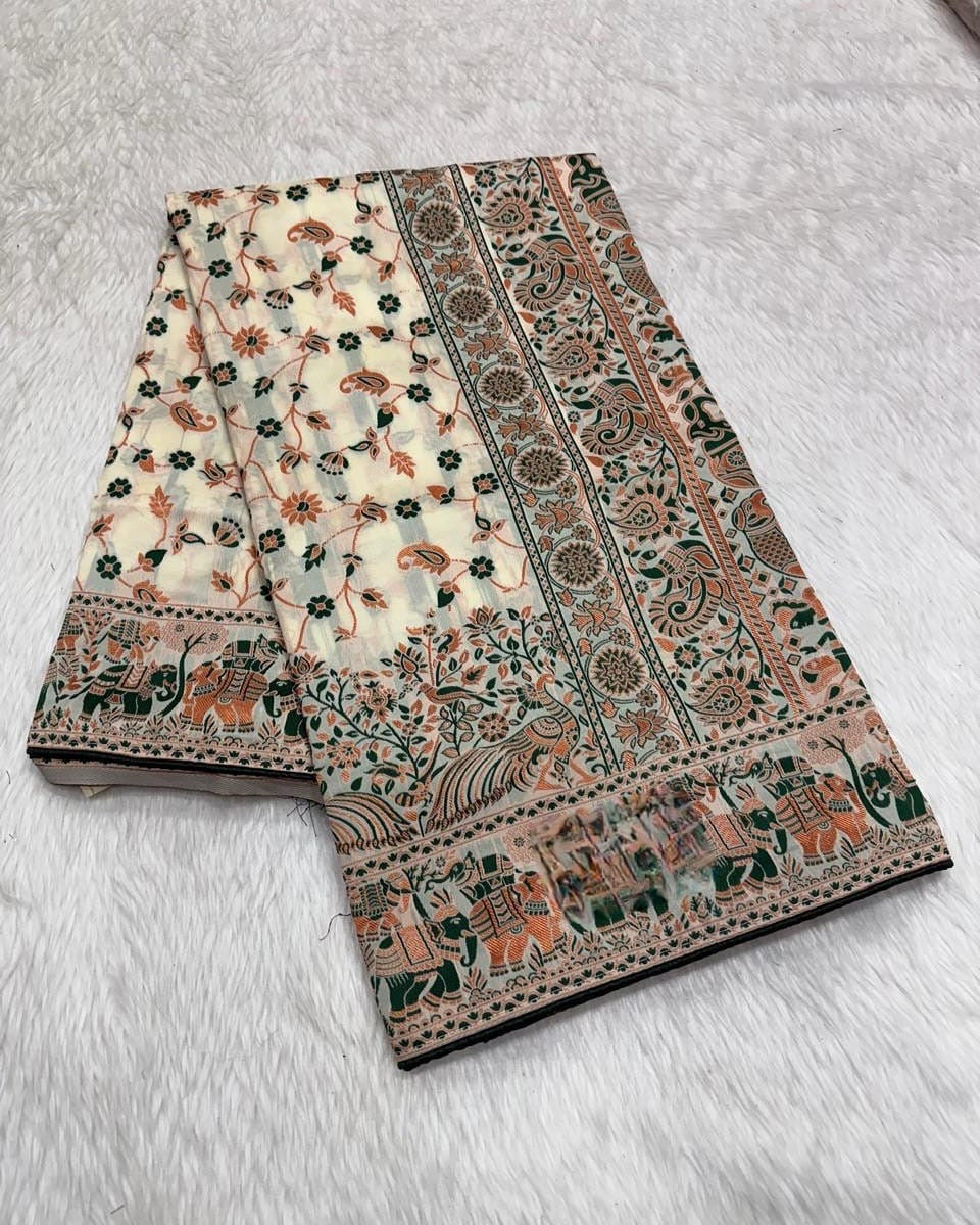 Vipul Sarees Traditional Printed Saree Collection – Elegant and Vibrant Designs