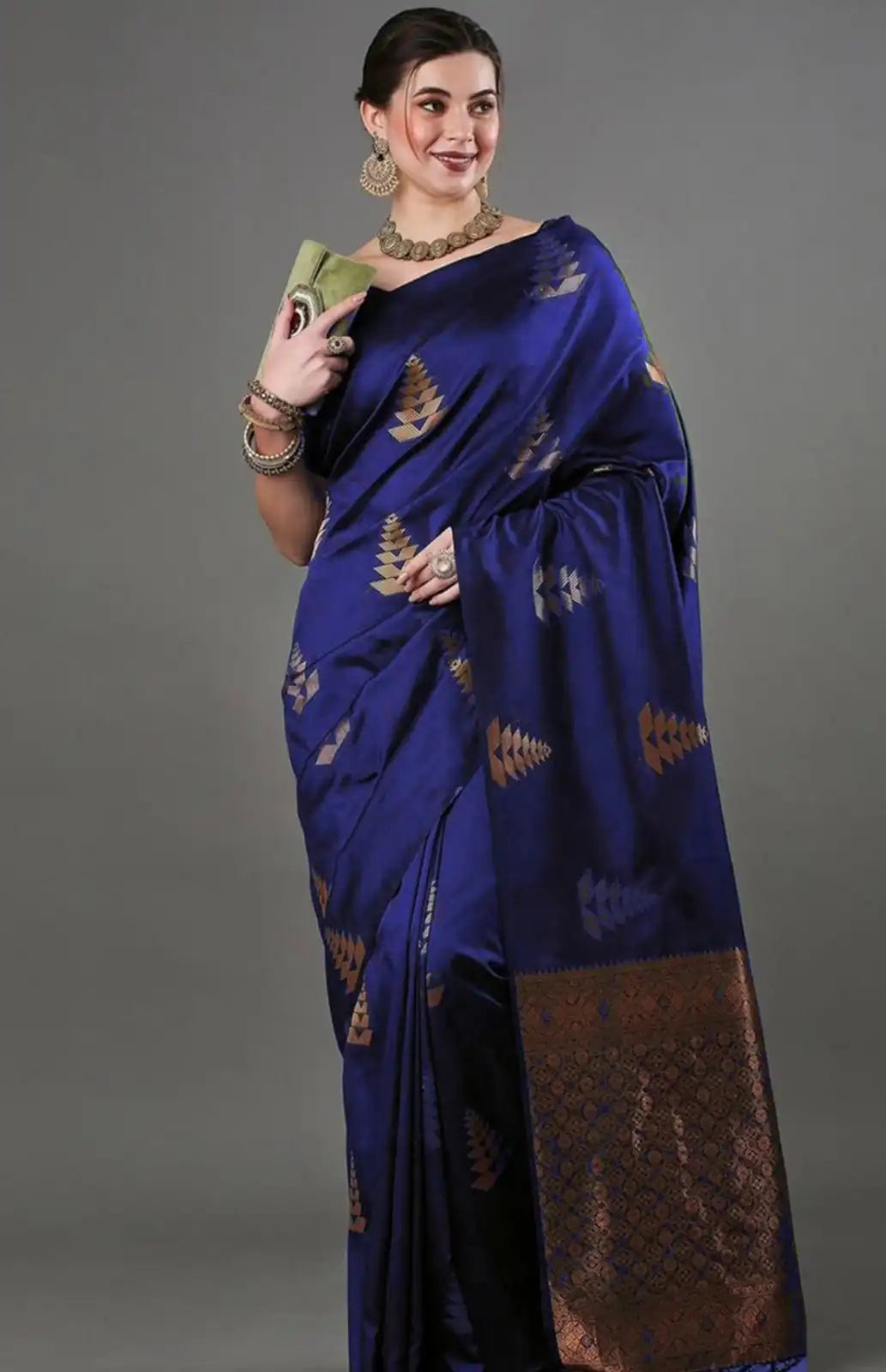 KASTURI TRENDZ Presents A Banarasi Soft Silk Saree That Exemplifies Refined Craftsmanship