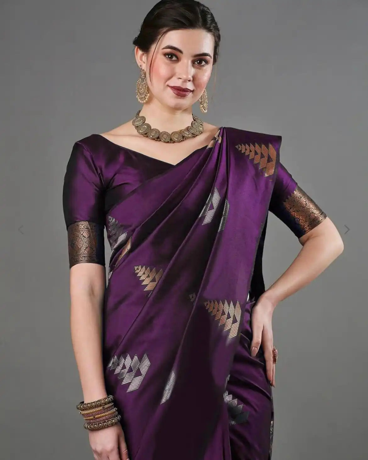 KASTURI TRENDZ Presents A Banarasi Soft Silk Saree That Exemplifies Refined Craftsmanship