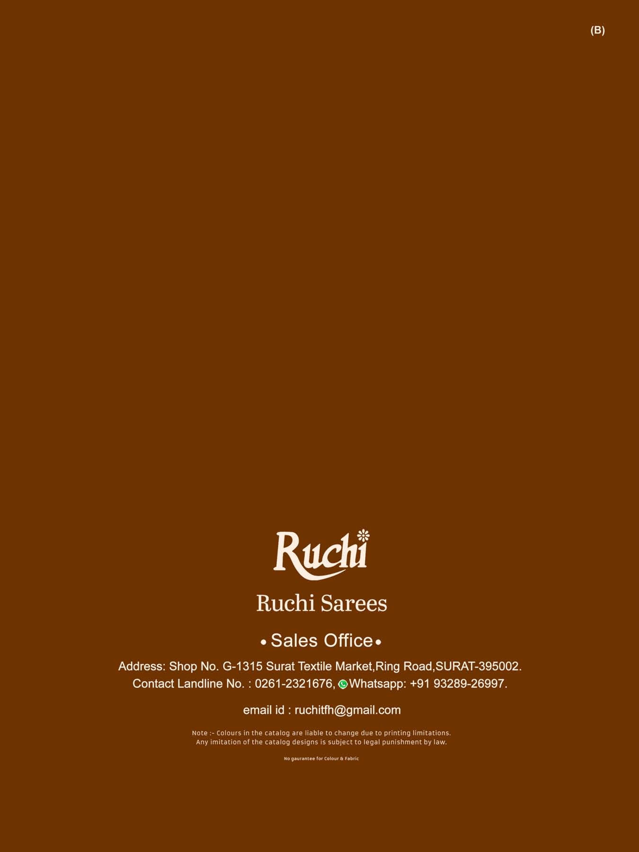 Ruchi Sarees Presents A Chiffon Saree Enhanced With A Satin-Woven Border Combining Lightweight And Elegance