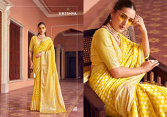 Kreshva Sarees With Two Georgette Fabric With Delicate Buta Border