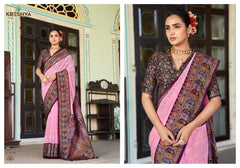 KRESHVA Sarees Combine The Lightweight Elegance Of Georgette Fabric With The Intricate Artistry