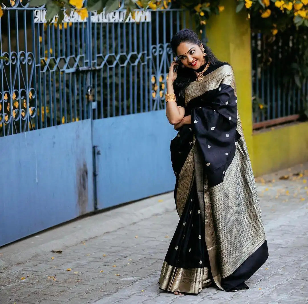 KP CREATION Sarees Feature Premium Soft Lichi Silk Cloth Known For Its Smooth Texture