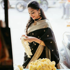 KP CREATION Sarees Feature Premium Soft Lichi Silk Cloth Known For Its Smooth Texture