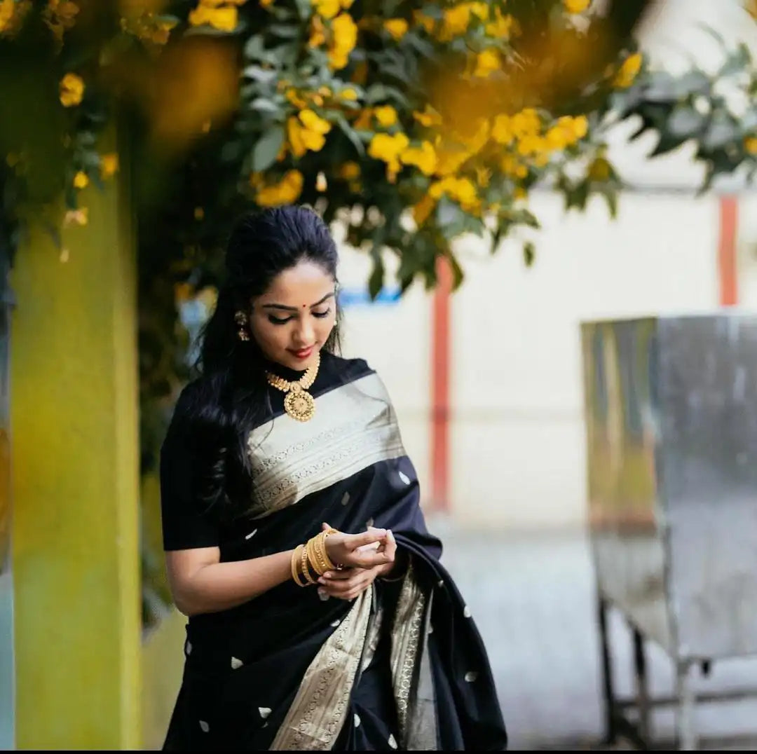 KP CREATION Sarees Feature Premium Soft Lichi Silk Cloth Known For Its Smooth Texture