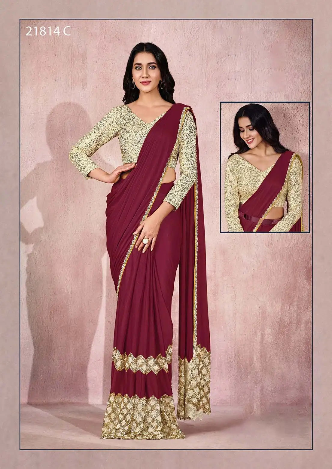 MAHOTSAV Sarees With Lycra Blend Traditional Elegance And Modern Comfort