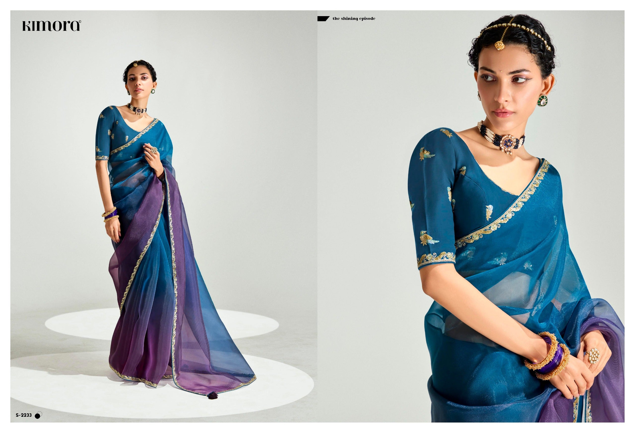 KIMORA RANGREZ Elegant Ombre Saree Collection