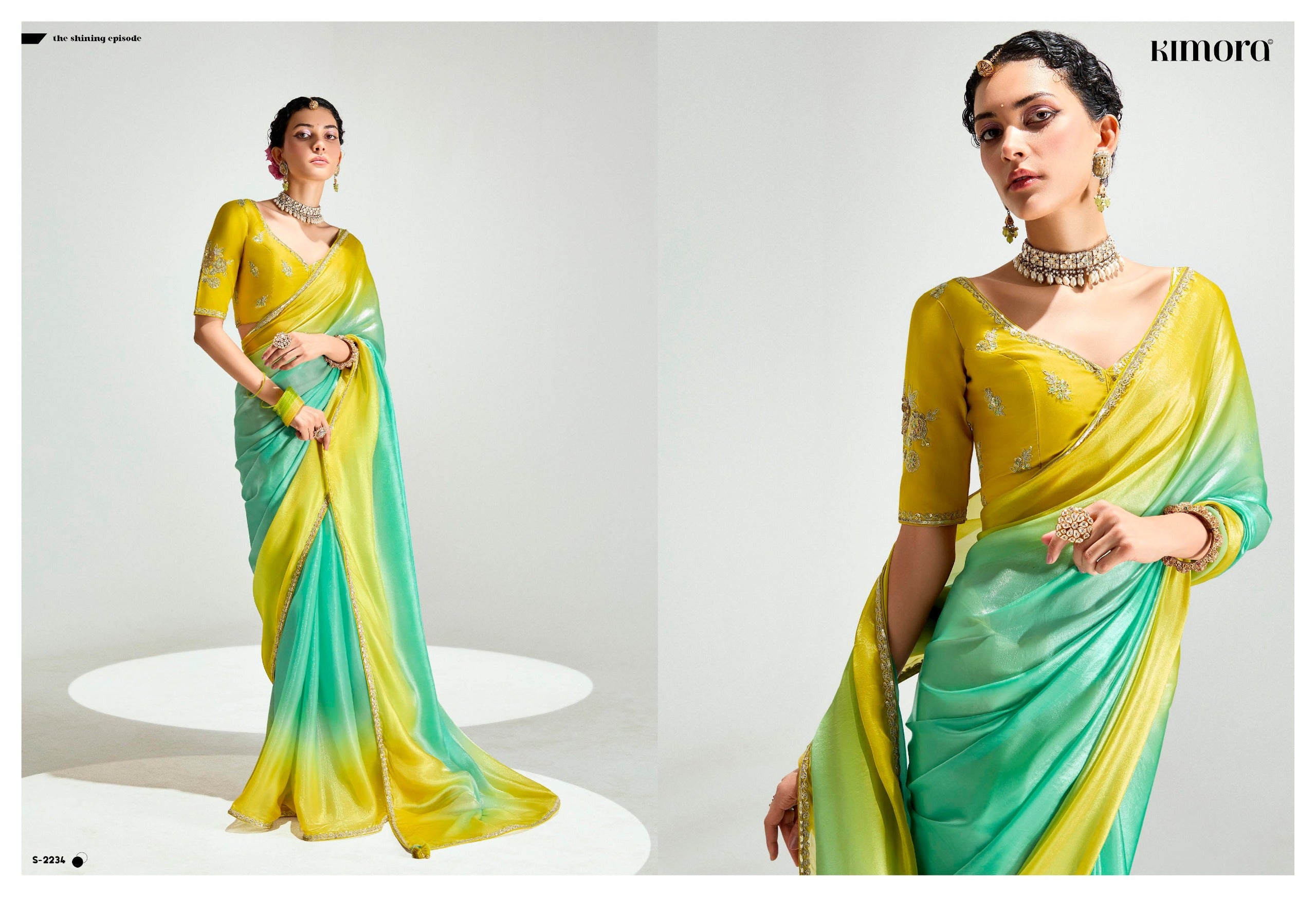 KIMORA RANGREZ Elegant Ombre Saree Collection