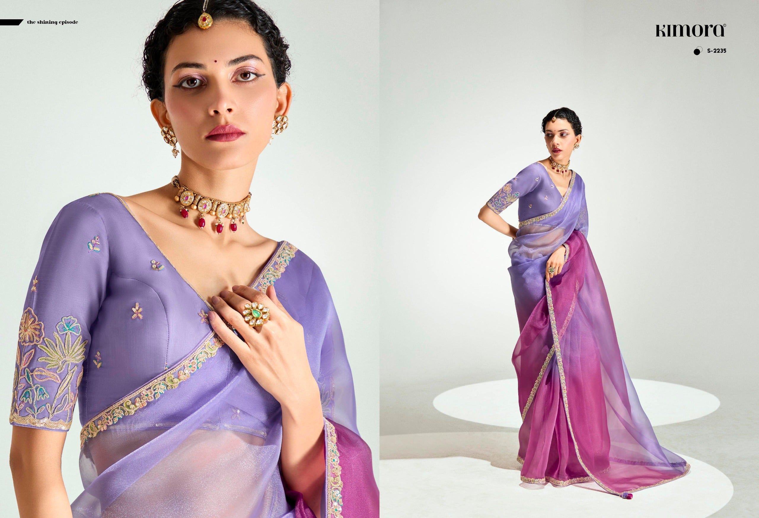 KIMORA RANGREZ Elegant Ombre Saree Collection