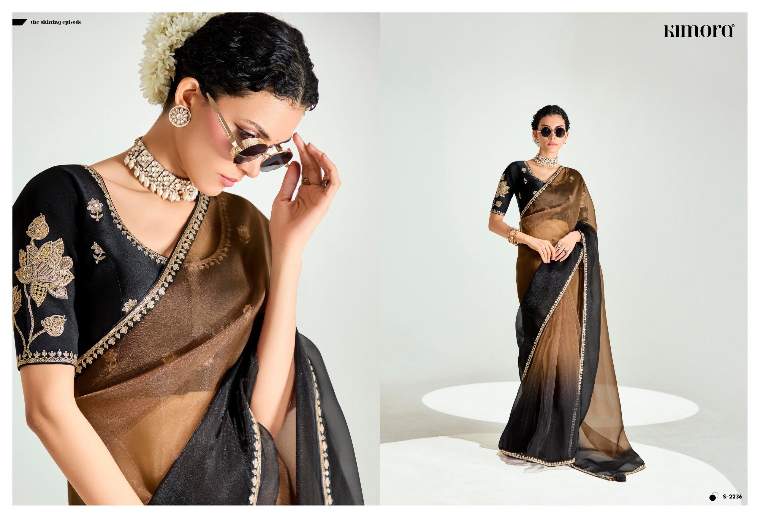 KIMORA RANGREZ Elegant Ombre Saree Collection