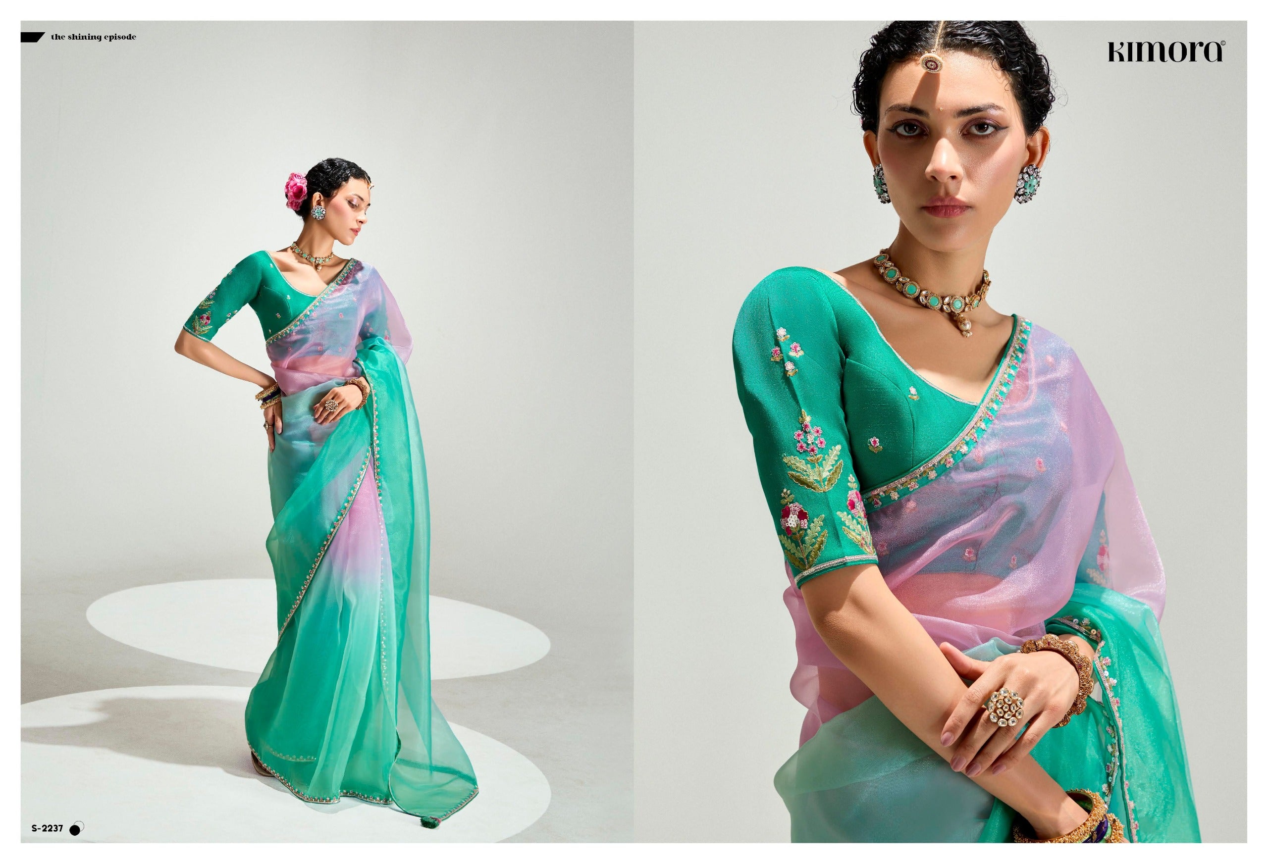 KIMORA RANGREZ Elegant Ombre Saree Collection