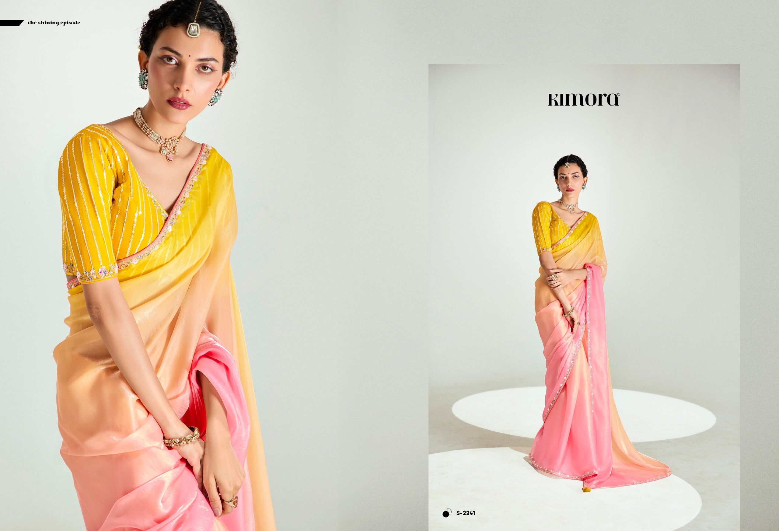KIMORA RANGREZ Elegant Ombre Saree Collection