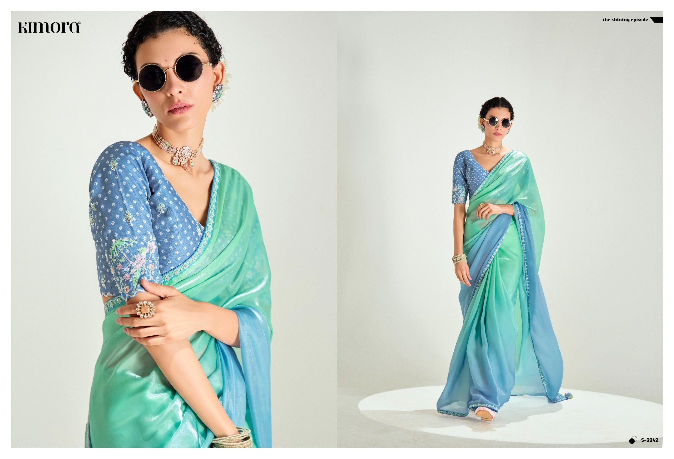 KIMORA RANGREZ Elegant Ombre Saree Collection