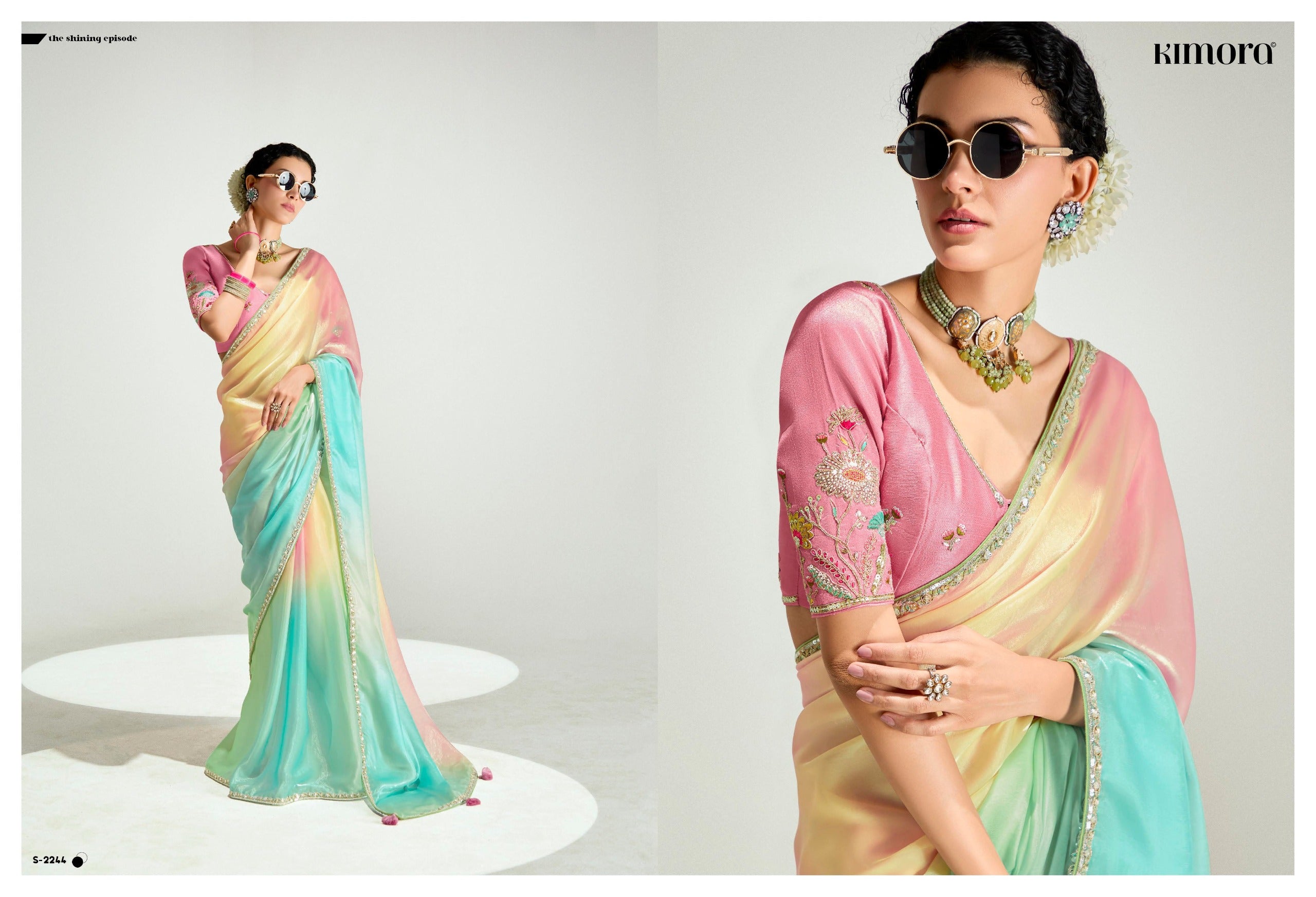 KIMORA RANGREZ Elegant Ombre Saree Collection