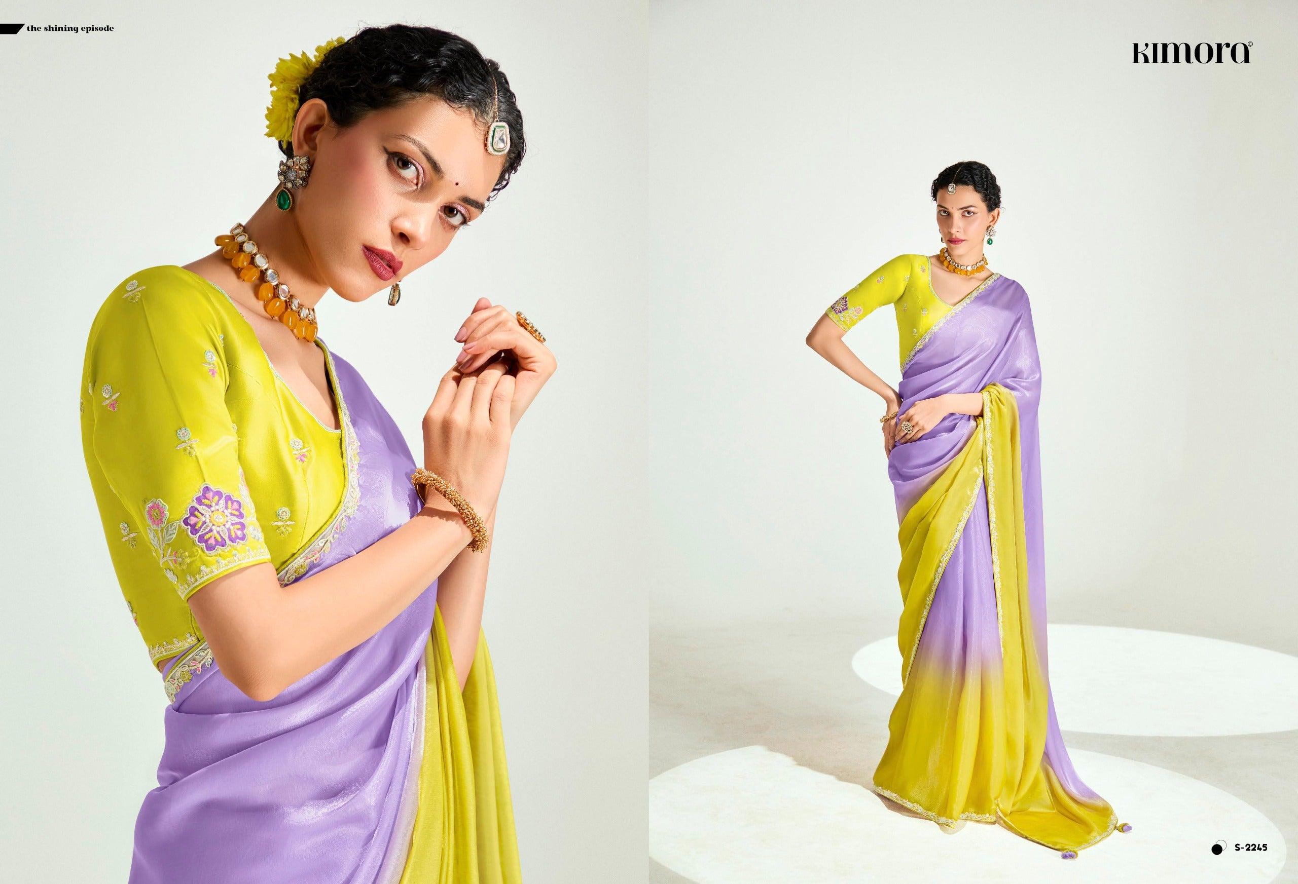 KIMORA RANGREZ Elegant Ombre Saree Collection