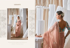 KIMORA Saree Features Luxurious Fancy Fabric Enhanced With Exquisite Designer Lace Work
