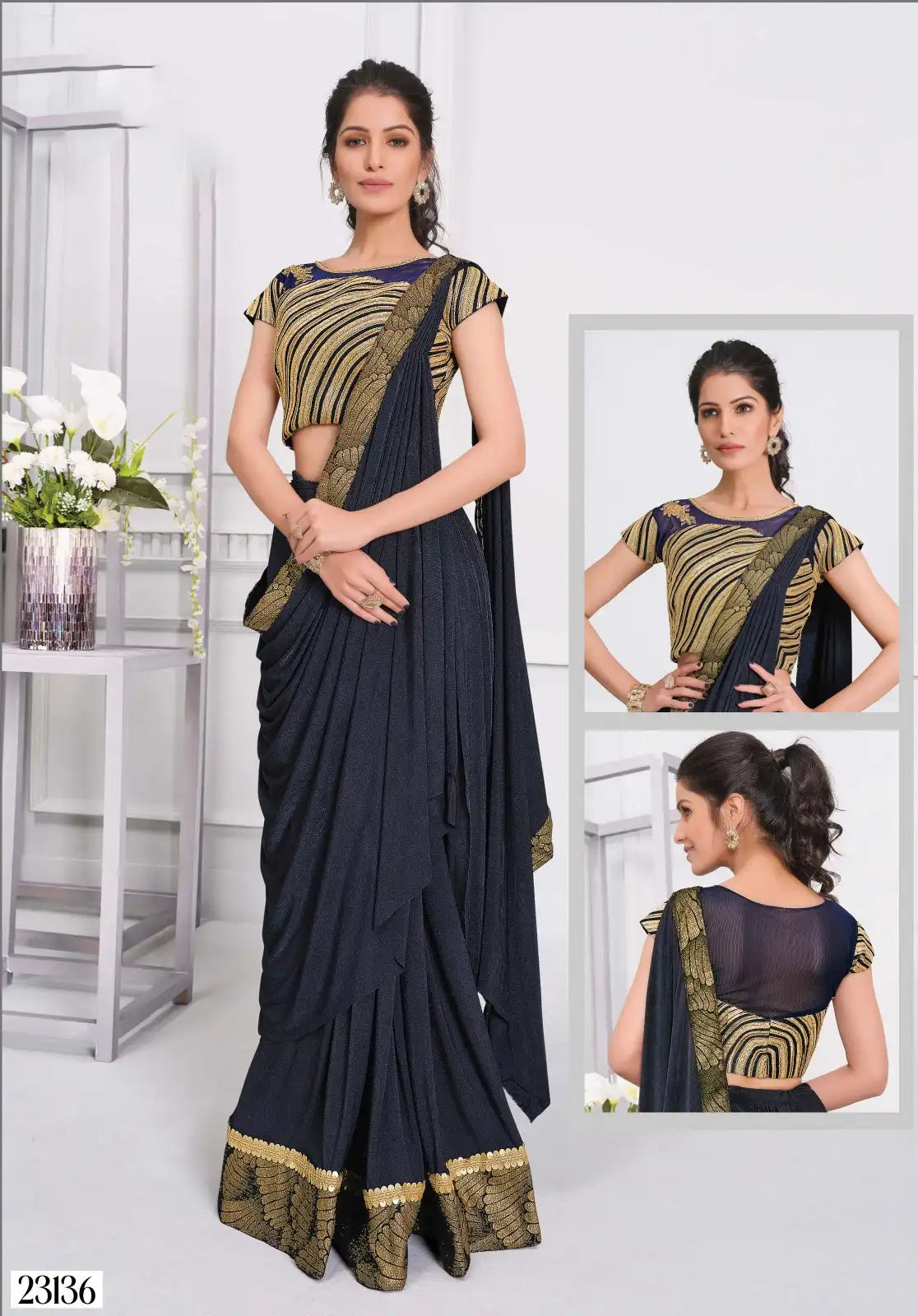 MAHOTSAV Sarees With Lycra Blend Traditional Elegance And Modern Comfort