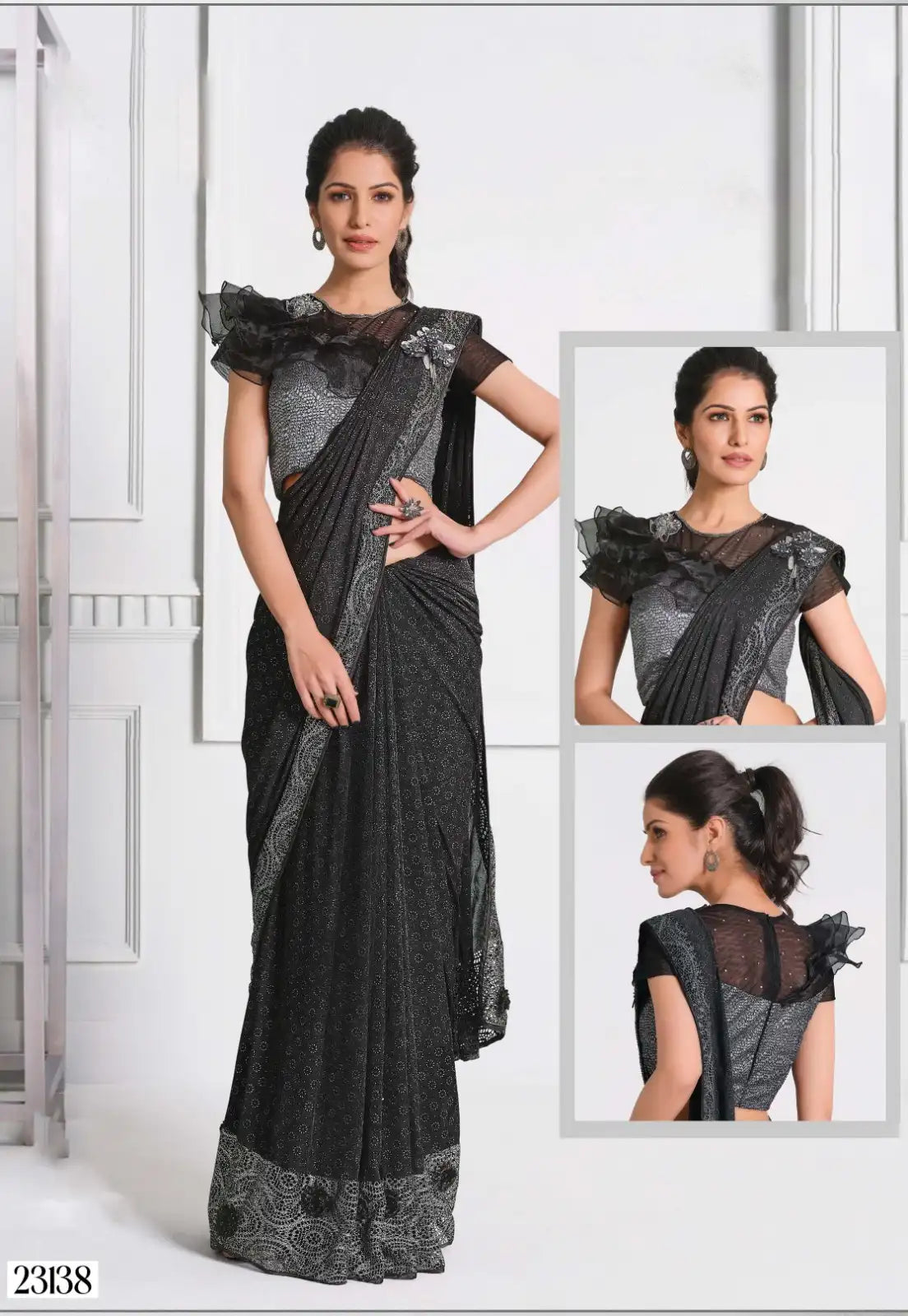 MAHOTSAV Sarees With Lycra Blend Traditional Elegance And Modern Comfort