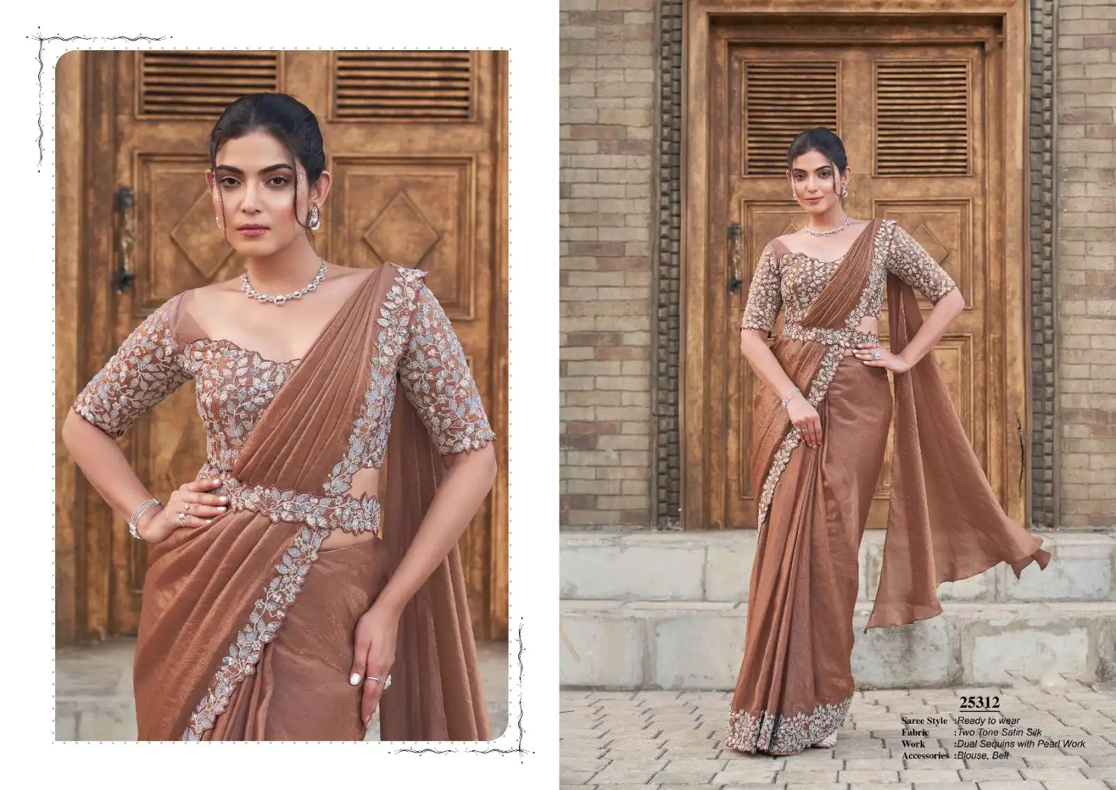 Mahotsav Sarees Crafted With Satin Silk Blend Elegance And Comfort Offering A Smooth
