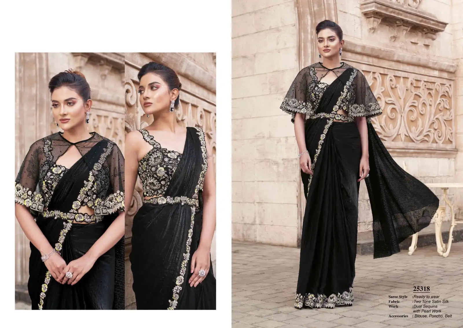 Mahotsav Sarees Crafted With Satin Silk Blend Elegance And Comfort Offering A Smooth