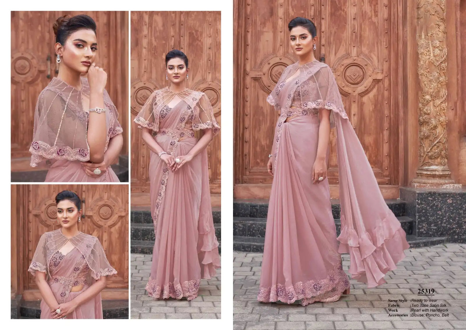 Mahotsav Sarees Crafted With Satin Silk Blend Elegance And Comfort Offering A Smooth