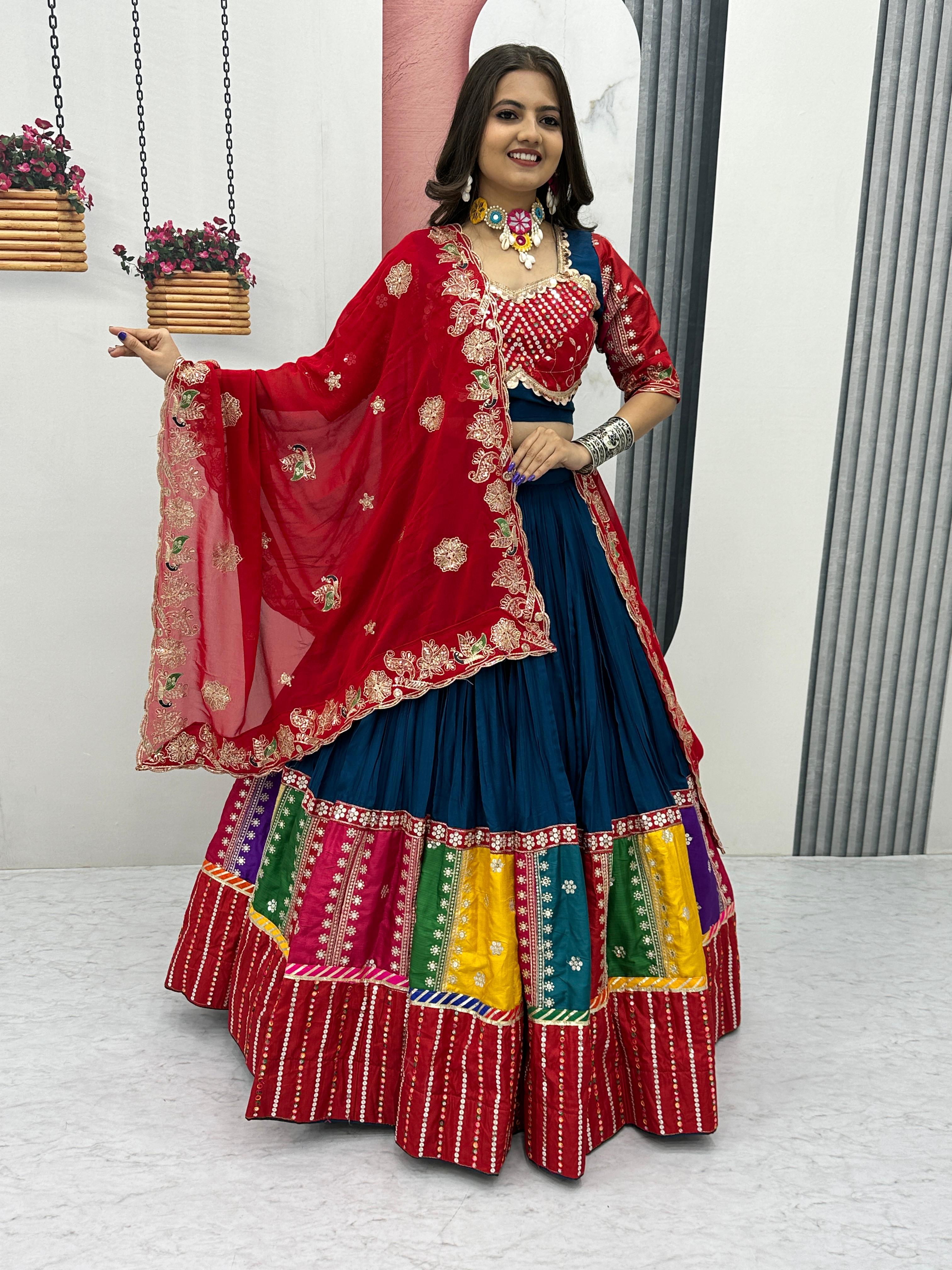 Tapi Creation Navratri 2k25 Traditional Lehenga Choli Set – Vibrant and Festive