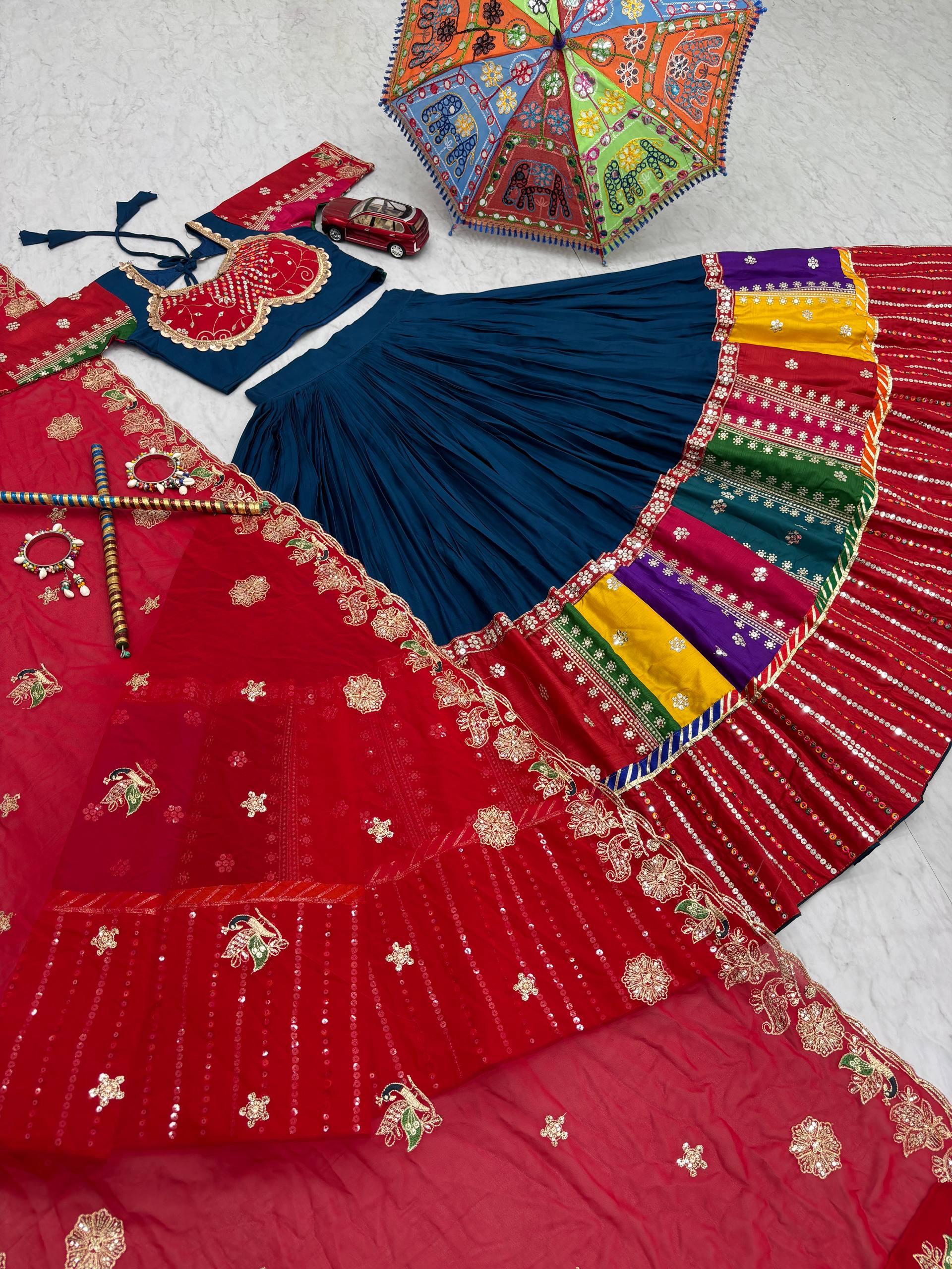 Tapi Creation Navratri 2k25 Traditional Lehenga Choli Set – Vibrant and Festive