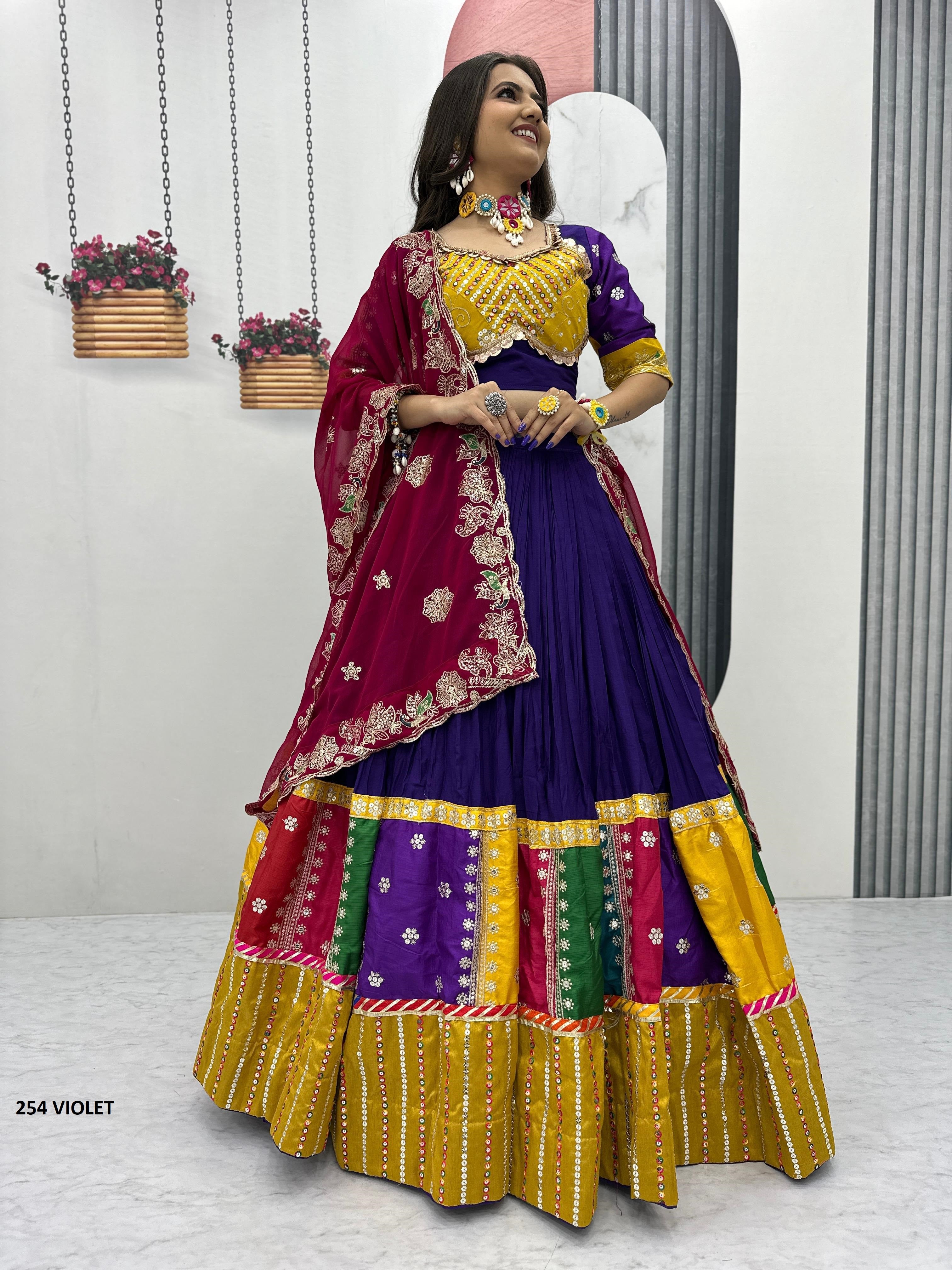 Tapi Creation Navratri 2k25 Traditional Lehenga Choli Set – Vibrant and Festive