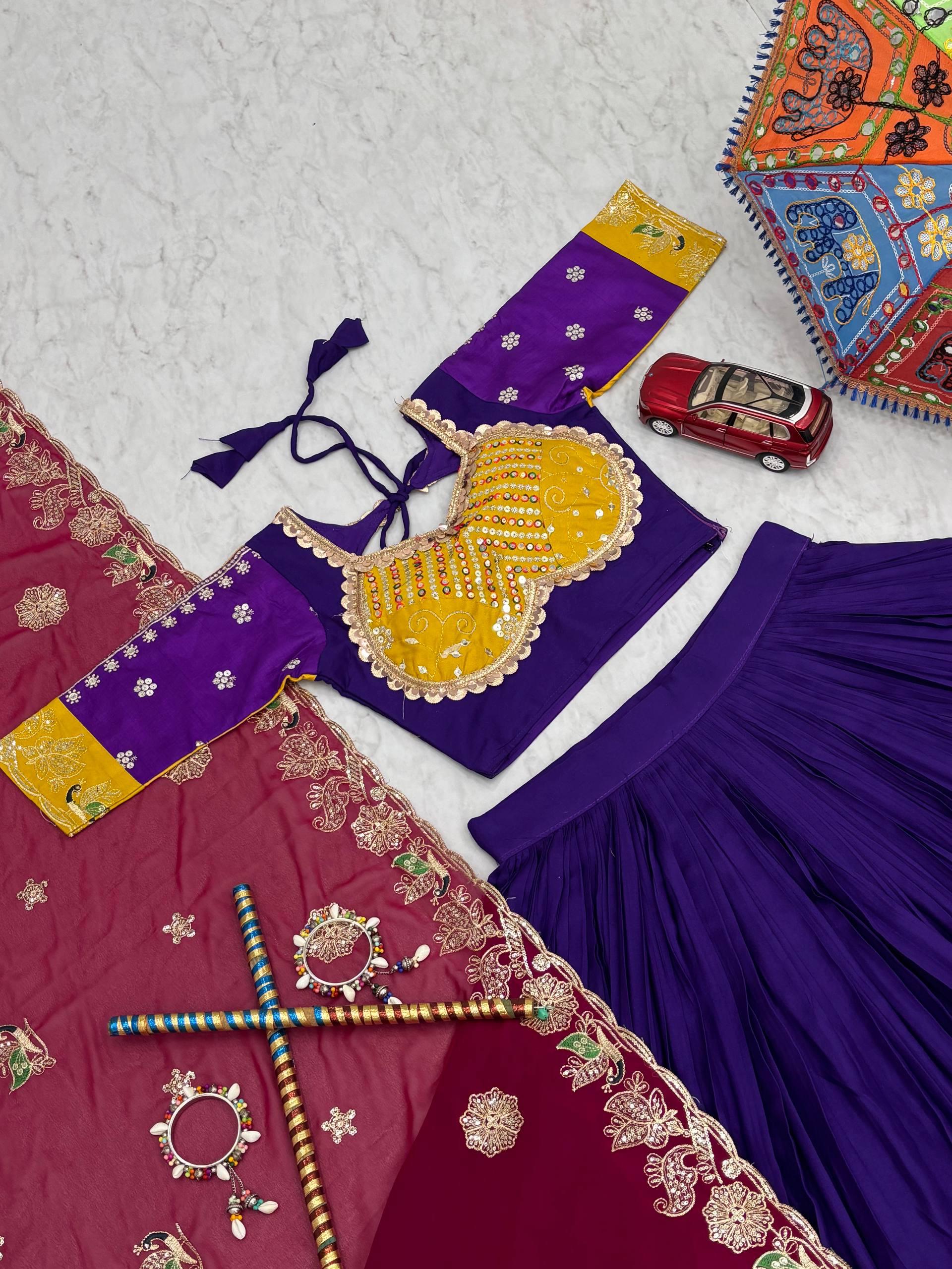 Tapi Creation Navratri 2k25 Traditional Lehenga Choli Set – Vibrant and Festive