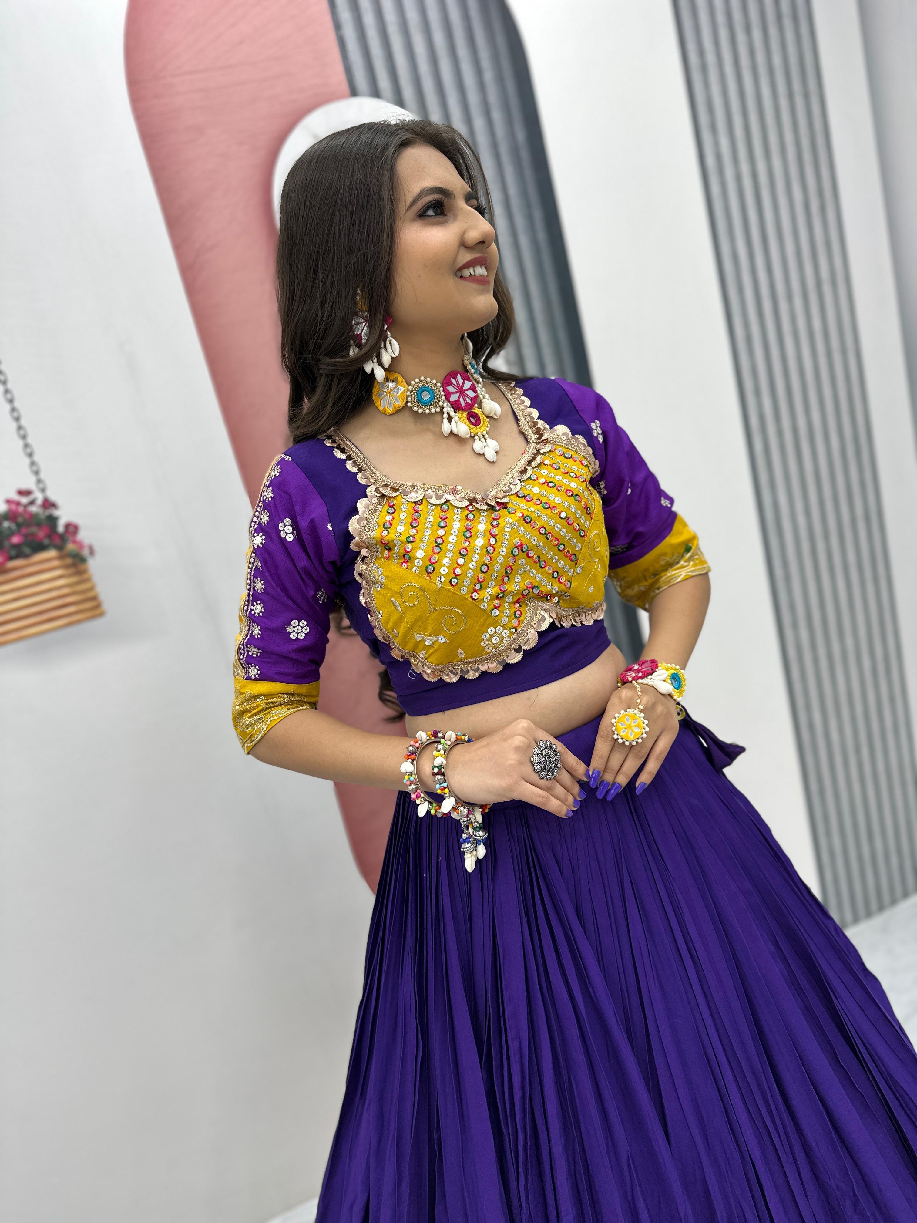Tapi Creation Navratri 2k25 Traditional Lehenga Choli Set – Vibrant and Festive