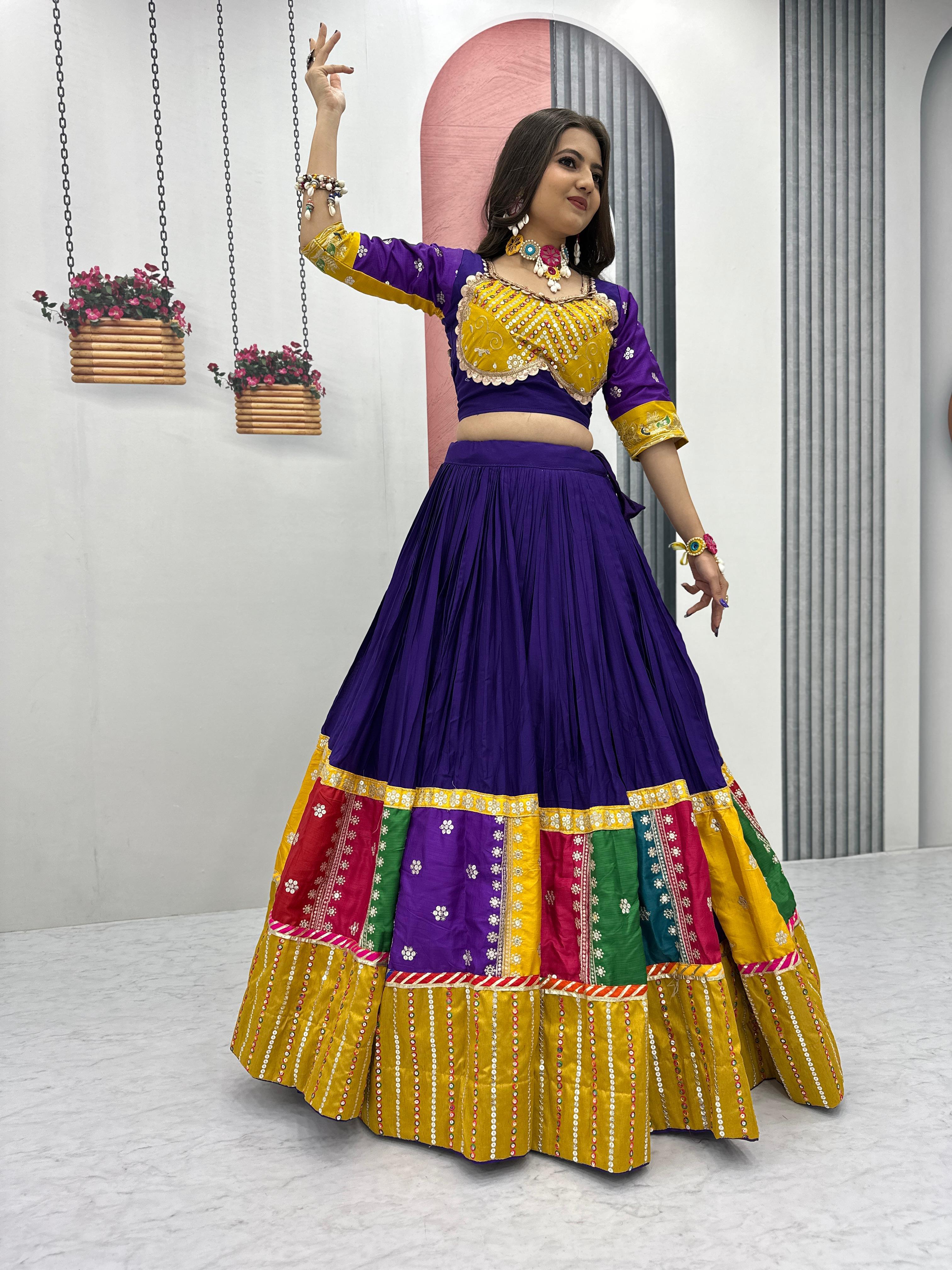 Tapi Creation Navratri 2k25 Traditional Lehenga Choli Set – Vibrant and Festive