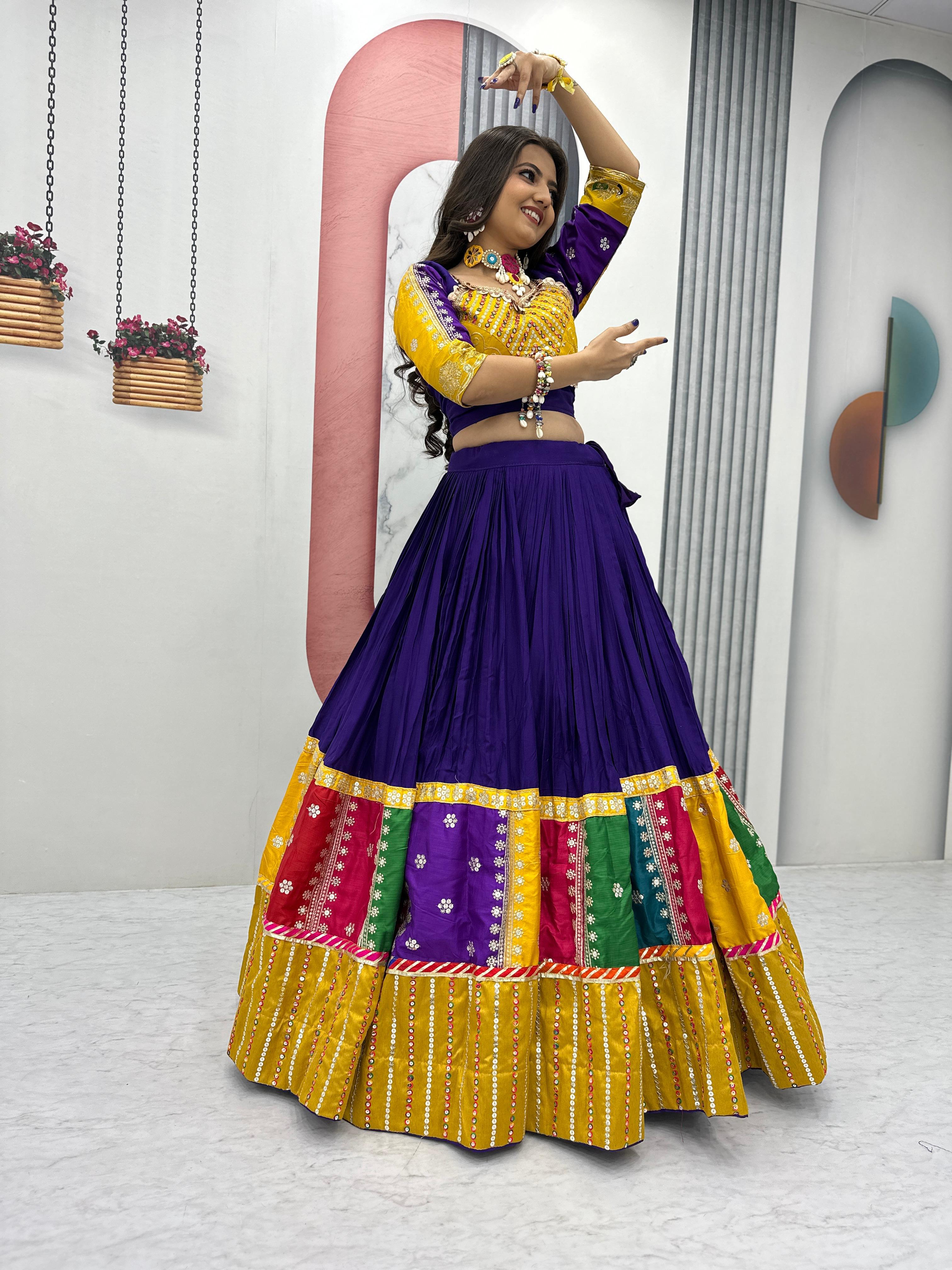 Tapi Creation Navratri 2k25 Traditional Lehenga Choli Set – Vibrant and Festive