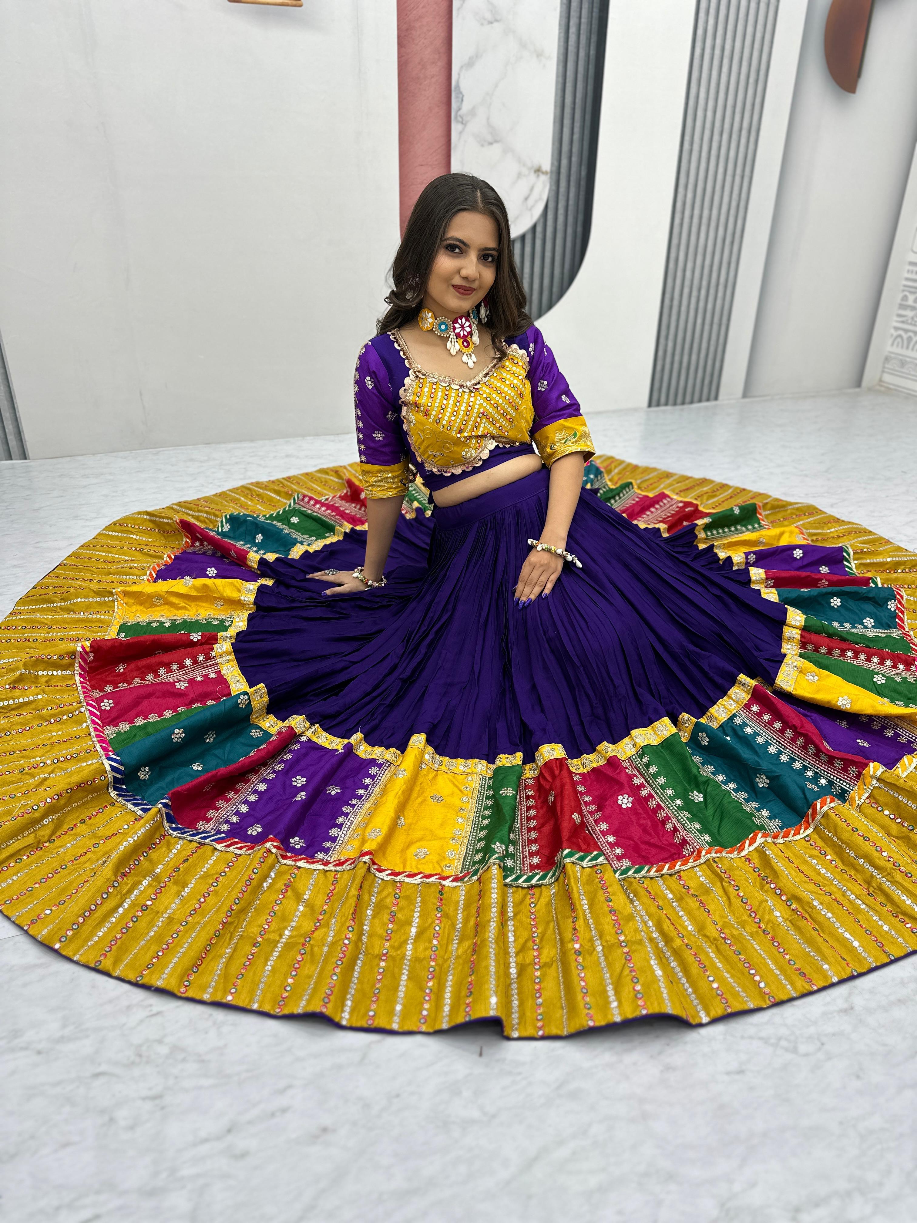 Tapi Creation Navratri 2k25 Traditional Lehenga Choli Set – Vibrant and Festive