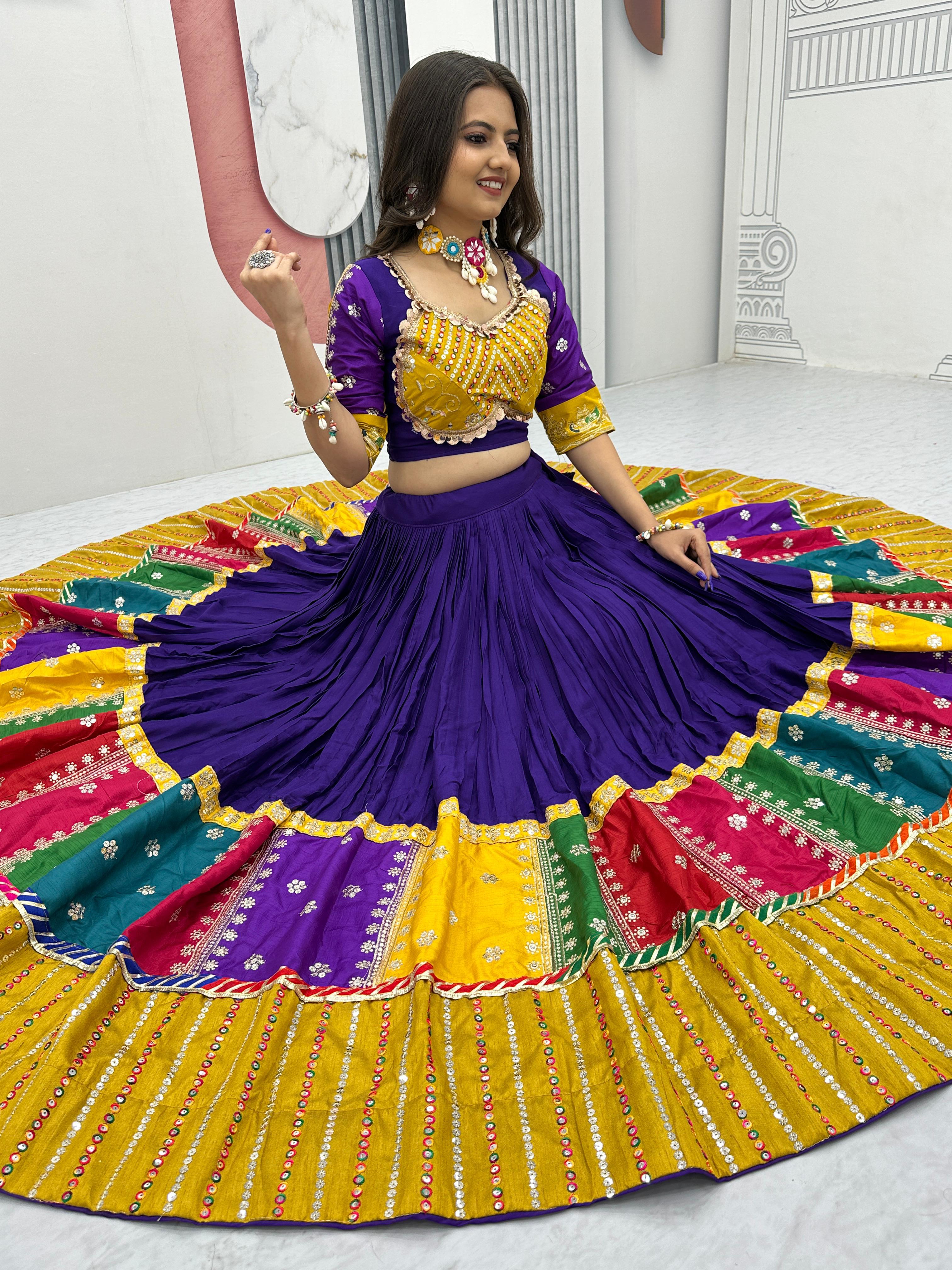 Tapi Creation Navratri 2k25 Traditional Lehenga Choli Set – Vibrant and Festive