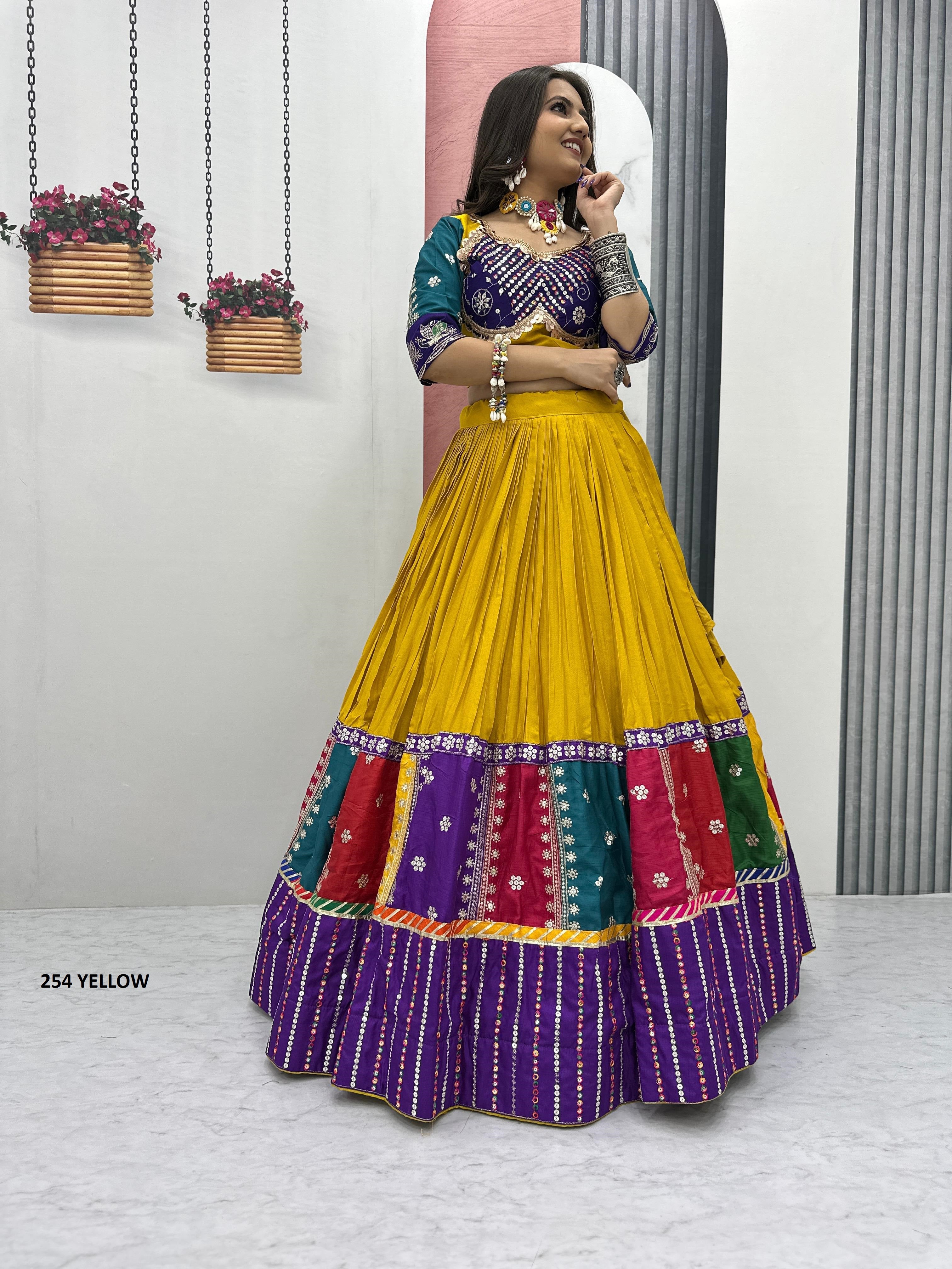 Tapi Creation Navratri 2k25 Traditional Lehenga Choli Set – Vibrant and Festive