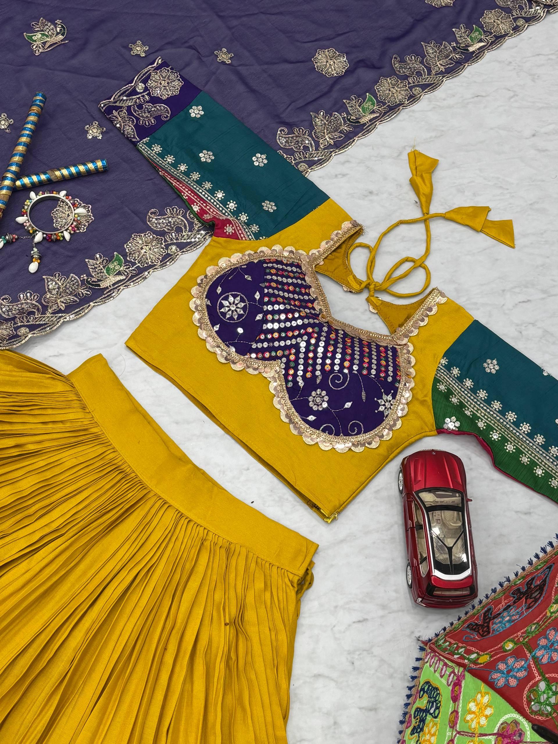 Tapi Creation Navratri 2k25 Traditional Lehenga Choli Set – Vibrant and Festive