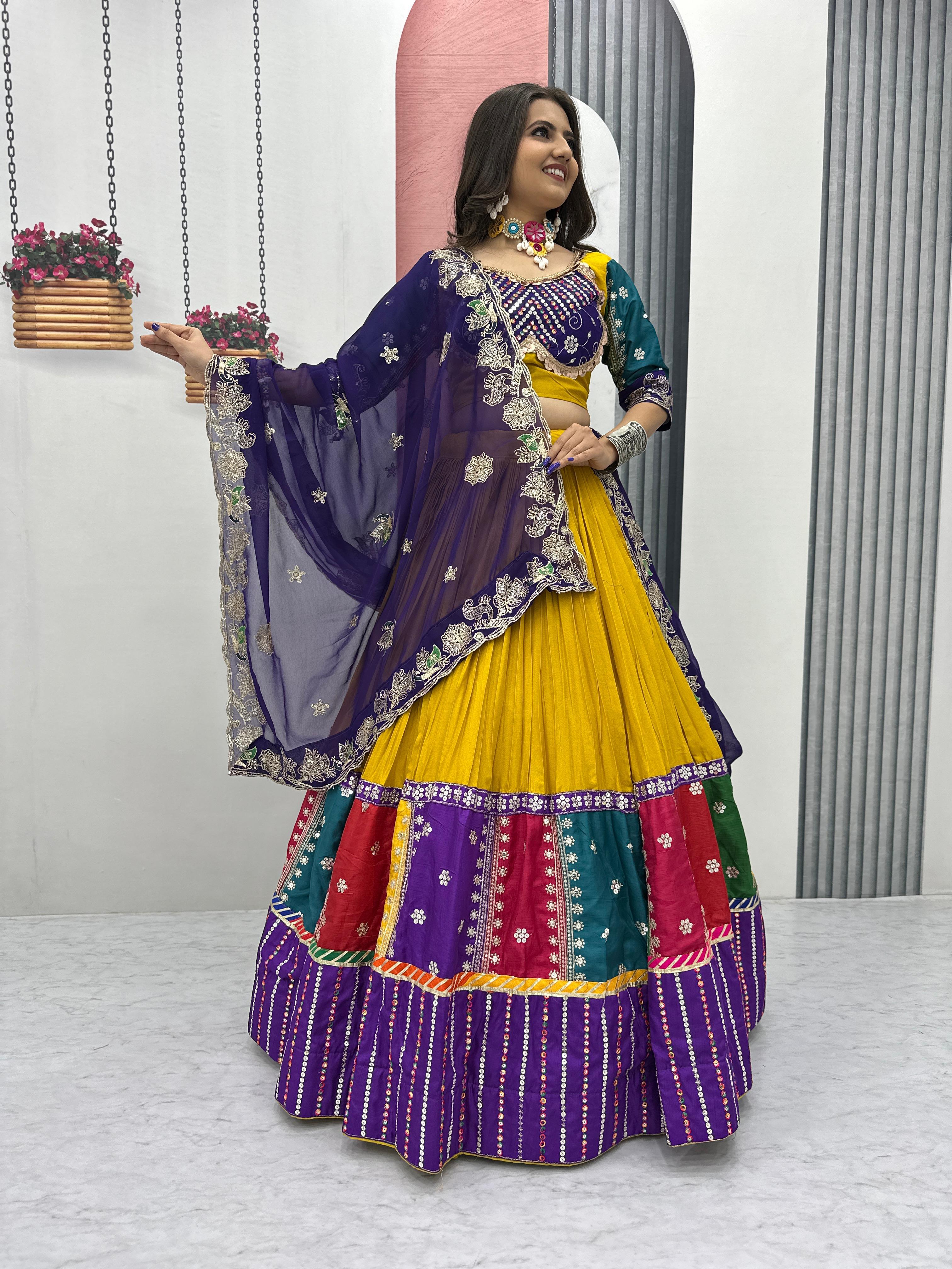 Tapi Creation Navratri 2k25 Traditional Lehenga Choli Set – Vibrant and Festive