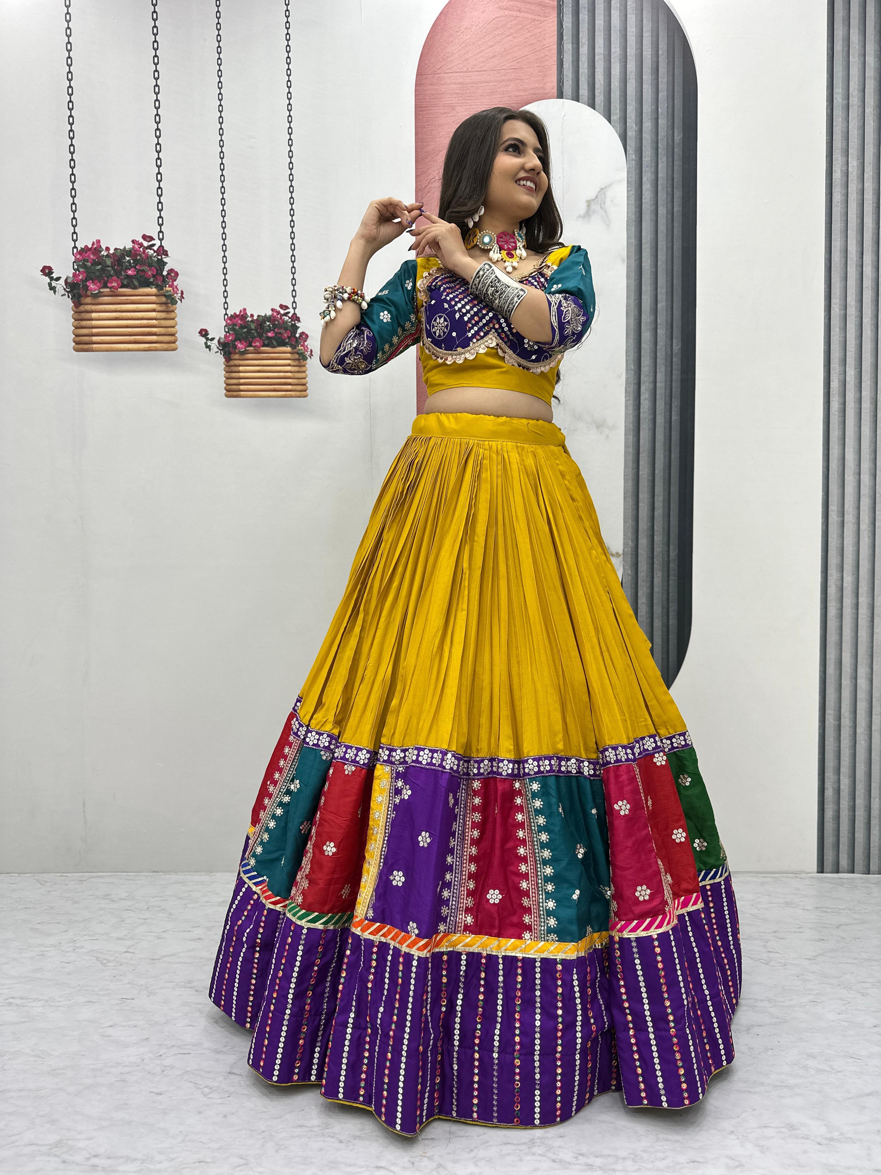 Tapi Creation Navratri 2k25 Traditional Lehenga Choli Set – Vibrant and Festive