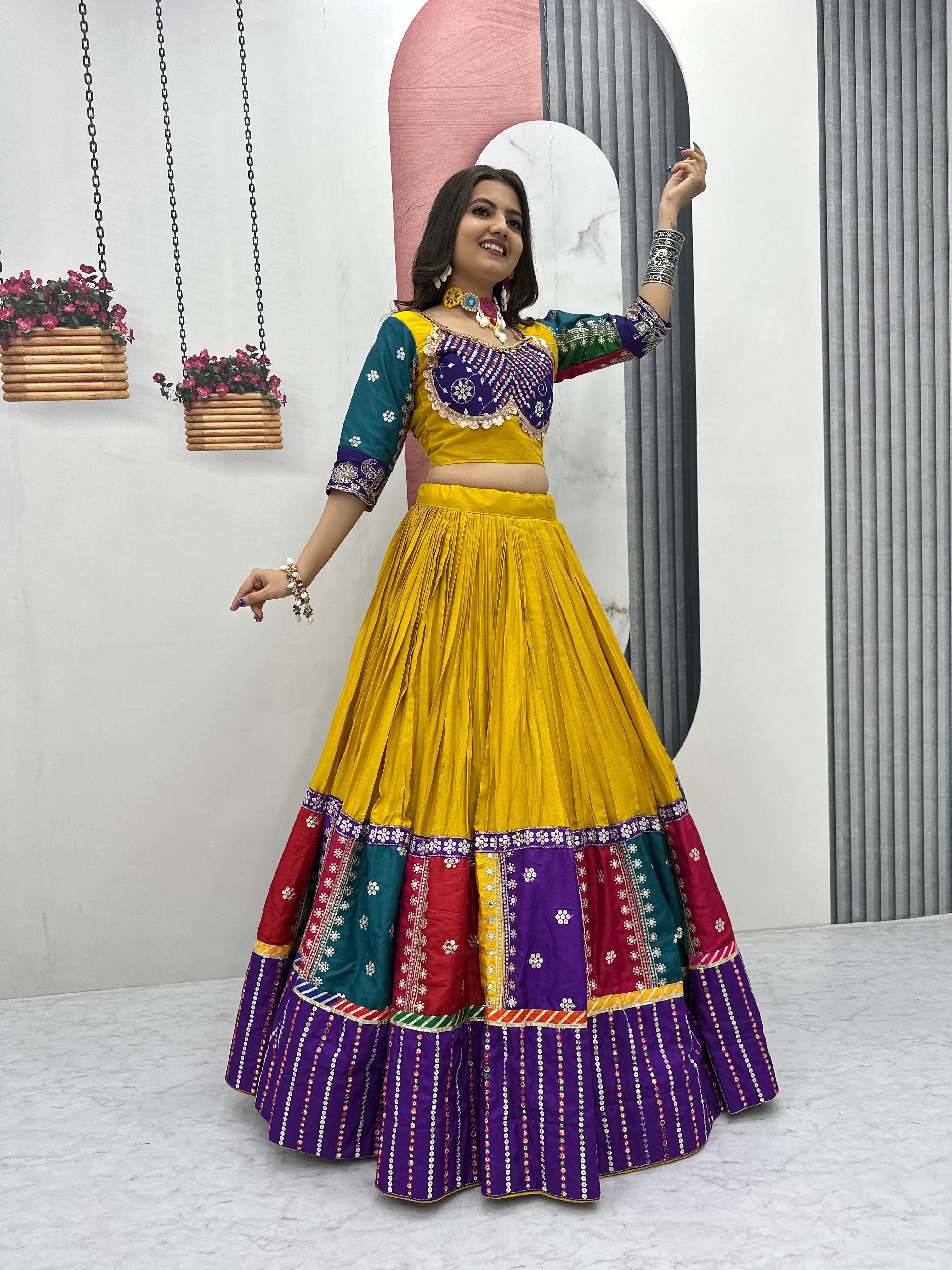 Tapi Creation Navratri 2k25 Traditional Lehenga Choli Set – Vibrant and Festive