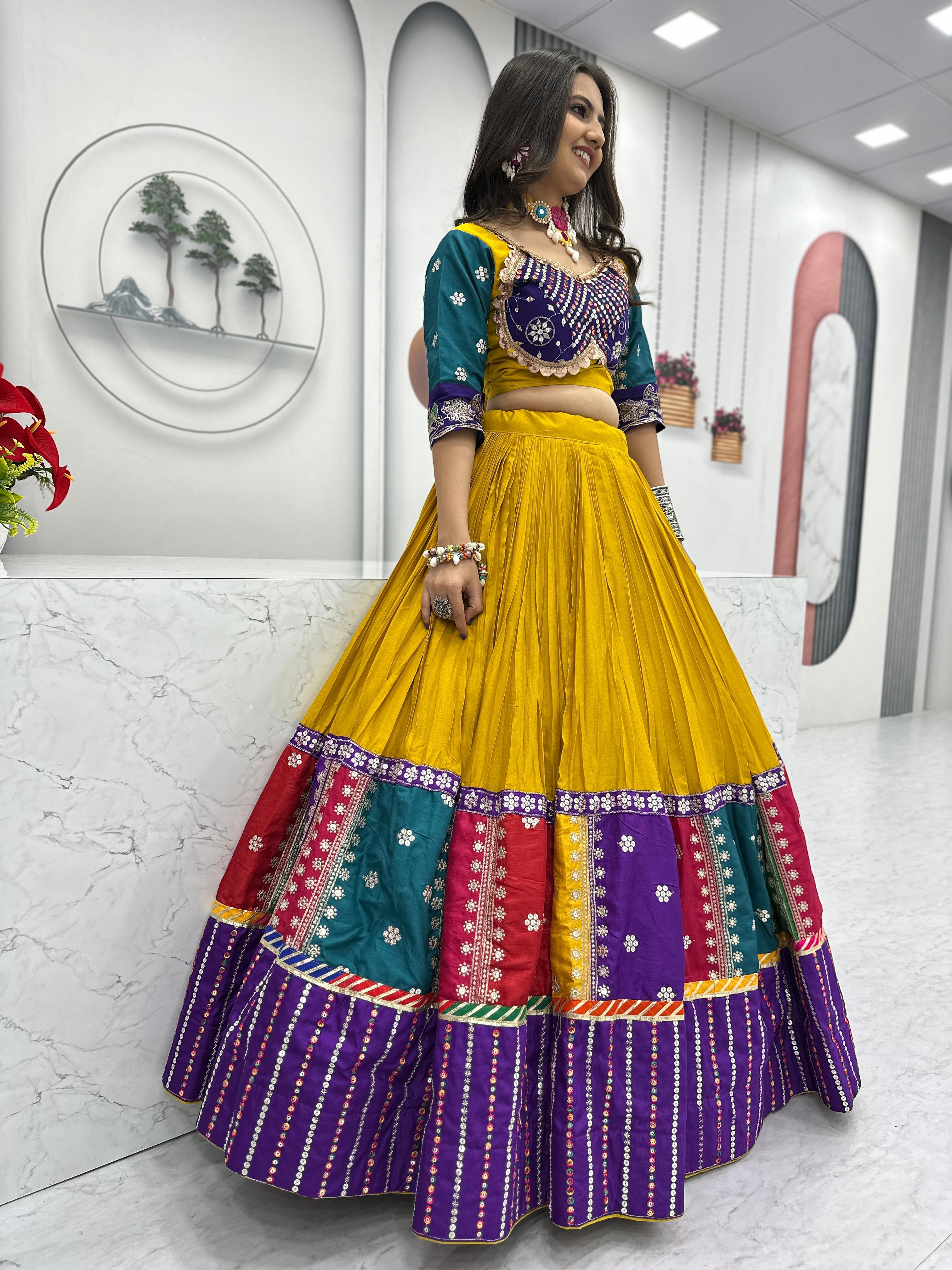 Tapi Creation Navratri 2k25 Traditional Lehenga Choli Set – Vibrant and Festive