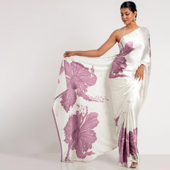SUDHA NEW DESIGN LAUNCH In Floral Printed Saree – Elegant and Contemporary Ethnic Wear