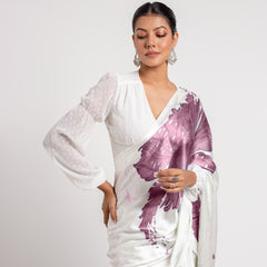 SUDHA NEW DESIGN LAUNCH In Floral Printed Saree – Elegant and Contemporary Ethnic Wear