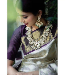 KP CREATION Sarees Feature Premium Soft Lichi Silk Cloth Known For Its Smooth Texture